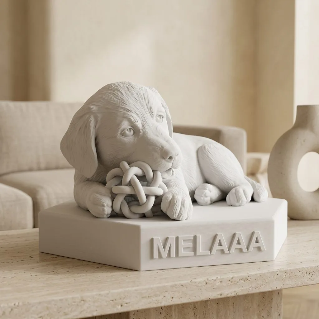 Escultura LumoraPet — Melaaa · Off White